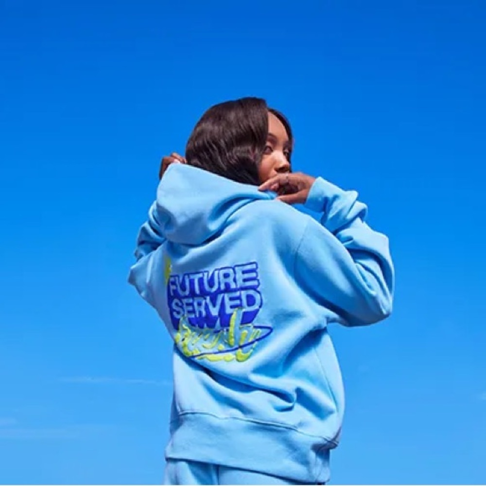 Poppi x Target Blue Limited Edition Hoodie Size XXL - Picture 10 of 10